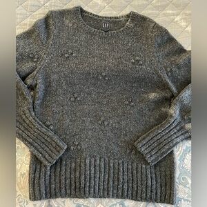 GAP Women's Charcoal Knit Sweater